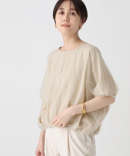 Elura チュールバルーンTシャツ ベージュ FREE ウィメンズインナー エルーラ 491474 ドットエスティ 40代 50代 60代 レディース 婦人服 通勤服 オフィスカジュアル きれいめ 低身長 小柄 二の腕 美脚 体系カバー 着痩せ 太め ぽっちゃり Elura チュールバルーンTシャツ ベージュ FREE ウィメンズインナー エルーラ 491474 ドットエスティ 40代 50代 60代 レディース 婦人服 通勤服 オフィスカジュアル きれいめ 低身長 小柄 二の腕 美脚 体系カバー 着痩せ 太め ぽっちゃり