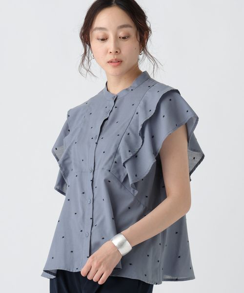Elura 刺繍ドットブラウス ライトブルー FREE ウィメンズインナー エルーラ 491494 ドットエスティ 40代 50代 60代 レディース 婦人服 通勤服 オフィスカジュアル きれいめ 低身長 小柄 二の腕 美脚 体系カバー 着痩せ 太め ぽっちゃり Elura 刺繍ドットブラウス ライトブルー FREE ウィメンズインナー エルーラ 491494 ドットエスティ 40代 50代 60代 レディース 婦人服 通勤服 オフィスカジュアル きれいめ 低身長 小柄 二の腕 美脚 体系カバー 着痩せ 太め ぽっちゃり