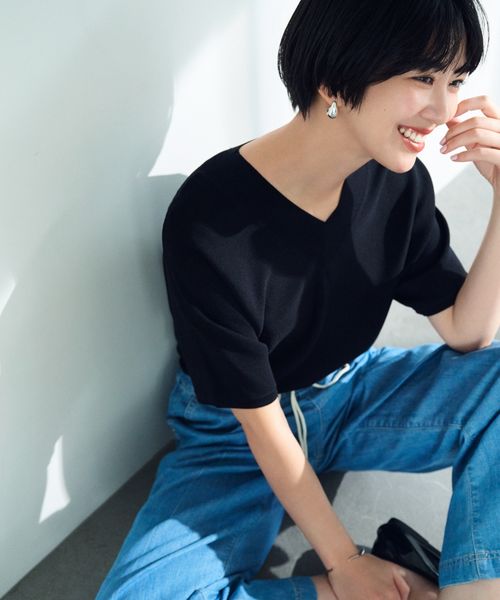 Elura <WEB限定|第三弾ニット入荷!>華奢見えドルマンVネックニット ブラック XL ウィメンズインナー エルーラ 492597 ドットエスティ 40代 50代 60代 レディース 婦人服 通勤服 オフィスカジュアル きれいめ 低身長 小柄 二の腕 美脚 体系カバー 着痩せ 太め ぽっちゃり Elura <WEB限定|第三弾ニット入荷!>華奢見えドルマンVネックニット ブラック XL ウィメンズインナー エルーラ 492597 ドットエスティ 40代 50代 60代 レディース 婦人服 通勤服 オフィスカジュアル きれいめ 低身長 小柄 二の腕 美脚 体系カバー 着痩せ 太め ぽっちゃり