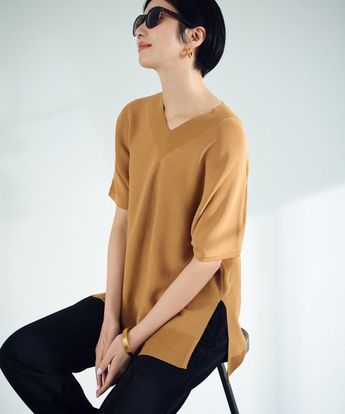 Elura <WEB限定|第三弾ニット入荷!>華奢見えドルマンVネックニット ベージュ XL ウィメンズインナー エルーラ 492597 ドットエスティ 40代 50代 60代 レディース 婦人服 通勤服 オフィスカジュアル きれいめ 低身長 小柄 二の腕 美脚 体系カバー 着痩せ 太め ぽっちゃり Elura <WEB限定|第三弾ニット入荷!>華奢見えドルマンVネックニット ベージュ XL ウィメンズインナー エルーラ 492597 ドットエスティ 40代 50代 60代 レディース 婦人服 通勤服 オフィスカジュアル きれいめ 低身長 小柄 二の腕 美脚 体系カバー 着痩せ 太め ぽっちゃり