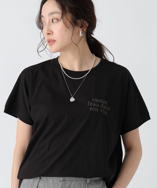 Elura セミハリ感刺繍Tシャツ ブラック L ウィメンズインナー エルーラ 492839 ドットエスティ 40代 50代 60代 レディース 婦人服 通勤服 オフィスカジュアル きれいめ 低身長 小柄 二の腕 美脚 体系カバー 着痩せ 太め ぽっちゃり Elura セミハリ感刺繍Tシャツ ブラック L ウィメンズインナー エルーラ 492839 ドットエスティ 40代 50代 60代 レディース 婦人服 通勤服 オフィスカジュアル きれいめ 低身長 小柄 二の腕 美脚 体系カバー 着痩せ 太め ぽっちゃり