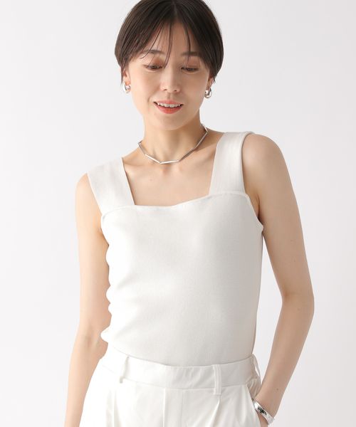 Elura 総針スクエアニット ホワイト FREE ウィメンズインナー エルーラ 495595 ドットエスティ 40代 50代 60代 レディース 婦人服 通勤服 オフィスカジュアル きれいめ 低身長 小柄 二の腕 美脚 体系カバー 着痩せ 太め ぽっちゃり Elura 総針スクエアニット ホワイト FREE ウィメンズインナー エルーラ 495595 ドットエスティ 40代 50代 60代 レディース 婦人服 通勤服 オフィスカジュアル きれいめ 低身長 小柄 二の腕 美脚 体系カバー 着痩せ 太め ぽっちゃり