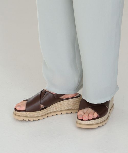 Elura 厚底ジュートクロスサンダル ブラウン M ウィメンズグッズ エルーラ 499335 ドットエスティ 40代 50代 60代 レディース 婦人服 通勤服 オフィスカジュアル きれいめ 低身長 小柄 二の腕 美脚 体系カバー 着痩せ 太め ぽっちゃり Elura 厚底ジュートクロスサンダル ブラウン M ウィメンズグッズ エルーラ 499335 ドットエスティ 40代 50代 60代 レディース 婦人服 通勤服 オフィスカジュアル きれいめ 低身長 小柄 二の腕 美脚 体系カバー 着痩せ 太め ぽっちゃり