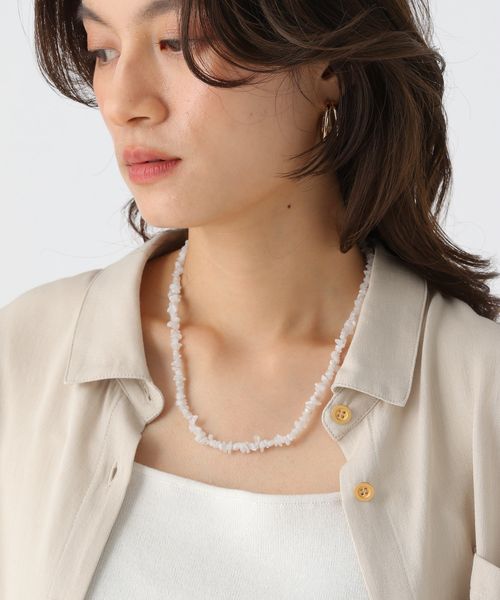 Elura カラーストーンパール付きネックレス ホワイト ウィメンズグッズ エルーラ 571156 ドットエスティ 40代 50代 60代 レディース 婦人服 通勤服 オフィスカジュアル きれいめ 低身長 小柄 二の腕 美脚 体系カバー 着痩せ 太め ぽっちゃり Elura カラーストーンパール付きネックレス ホワイト ウィメンズグッズ エルーラ 571156 ドットエスティ 40代 50代 60代 レディース 婦人服 通勤服 オフィスカジュアル きれいめ 低身長 小柄 二の腕 美脚 体系カバー 着痩せ 太め ぽっちゃり