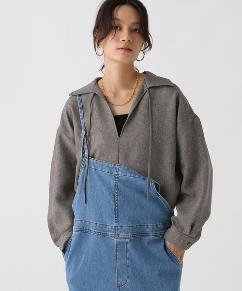 Elura ツイードライクスキッパーシャツ ブラウン FREE ウィメンズインナー エルーラ 578314 ドットエスティ 40代 50代 60代 レディース 婦人服 通勤服 オフィスカジュアル きれいめ 低身長 小柄 二の腕 美脚 体系カバー 着痩せ 太め ぽっちゃり Elura ツイードライクスキッパーシャツ ブラウン FREE ウィメンズインナー エルーラ 578314 ドットエスティ 40代 50代 60代 レディース 婦人服 通勤服 オフィスカジュアル きれいめ 低身長 小柄 二の腕 美脚 体系カバー 着痩せ 太め ぽっちゃり