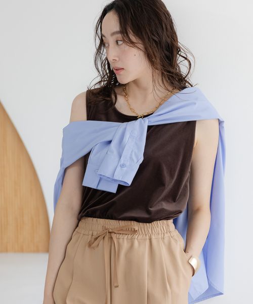 Elura ベロアタンク ブラウン FREE ウィメンズインナー エルーラ 582313 ドットエスティ 40代 50代 60代 レディース 婦人服 通勤服 オフィスカジュアル きれいめ 低身長 小柄 二の腕 美脚 体系カバー 着痩せ 太め ぽっちゃり Elura ベロアタンク ブラウン FREE ウィメンズインナー エルーラ 582313 ドットエスティ 40代 50代 60代 レディース 婦人服 通勤服 オフィスカジュアル きれいめ 低身長 小柄 二の腕 美脚 体系カバー 着痩せ 太め ぽっちゃり
