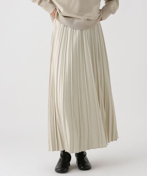 Elura チンツプリーツスカート ライトベージュ L ウィメンズボトムス エルーラ 583719 ドットエスティ 40代 50代 60代 レディース 婦人服 通勤服 オフィスカジュアル きれいめ 低身長 小柄 二の腕 美脚 体系カバー 着痩せ 太め ぽっちゃり Elura チンツプリーツスカート ライトベージュ L ウィメンズボトムス エルーラ 583719 ドットエスティ 40代 50代 60代 レディース 婦人服 通勤服 オフィスカジュアル きれいめ 低身長 小柄 二の腕 美脚 体系カバー 着痩せ 太め ぽっちゃり