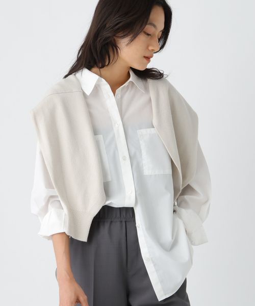 Elura 【新色入荷】ハリ感レギュラーシャツ ホワイト L ウィメンズインナー エルーラ 588158 ドットエスティ 40代 50代 60代 レディース 婦人服 通勤服 オフィスカジュアル きれいめ 低身長 小柄 二の腕 美脚 体系カバー 着痩せ 太め ぽっちゃり Elura 【新色入荷】ハリ感レギュラーシャツ ホワイト L ウィメンズインナー エルーラ 588158 ドットエスティ 40代 50代 60代 レディース 婦人服 通勤服 オフィスカジュアル きれいめ 低身長 小柄 二の腕 美脚 体系カバー 着痩せ 太め ぽっちゃり
