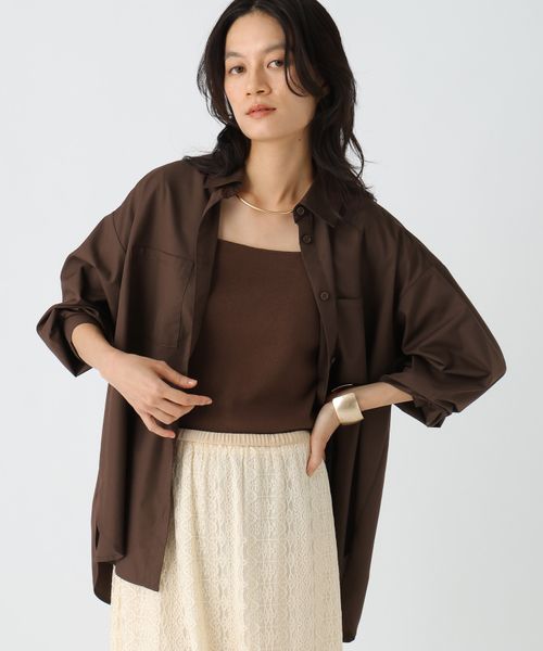 Elura 【新色入荷】ハリ感レギュラーシャツ ブラウン L ウィメンズインナー エルーラ 588158 ドットエスティ 40代 50代 60代 レディース 婦人服 通勤服 オフィスカジュアル きれいめ 低身長 小柄 二の腕 美脚 体系カバー 着痩せ 太め ぽっちゃり Elura 【新色入荷】ハリ感レギュラーシャツ ブラウン L ウィメンズインナー エルーラ 588158 ドットエスティ 40代 50代 60代 レディース 婦人服 通勤服 オフィスカジュアル きれいめ 低身長 小柄 二の腕 美脚 体系カバー 着痩せ 太め ぽっちゃり