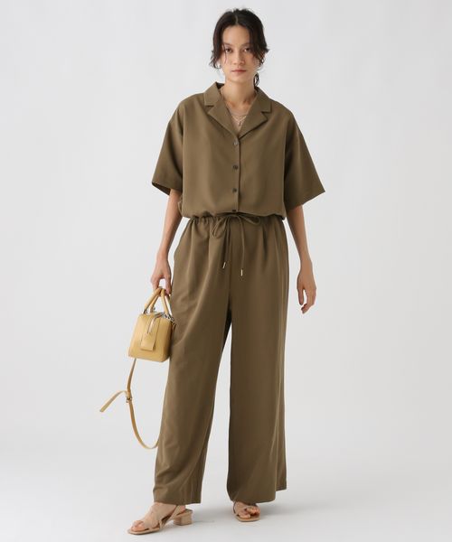 Elura 開襟5Sサロペット ブラウン FREE ウィメンズワンピース エルーラ 590654 ドットエスティ 40代 50代 60代 レディース 婦人服 通勤服 オフィスカジュアル きれいめ 低身長 小柄 二の腕 美脚 体系カバー 着痩せ 太め ぽっちゃり Elura 開襟5Sサロペット ブラウン FREE ウィメンズワンピース エルーラ 590654 ドットエスティ 40代 50代 60代 レディース 婦人服 通勤服 オフィスカジュアル きれいめ 低身長 小柄 二の腕 美脚 体系カバー 着痩せ 太め ぽっちゃり