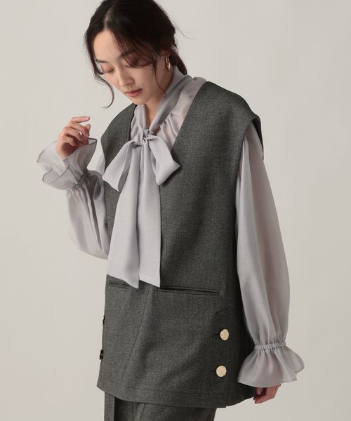 Elura ウールライク柄ベスト グレー FREE ウィメンズインナー エルーラ 606424 ドットエスティ 40代 50代 60代 レディース 婦人服 通勤服 オフィスカジュアル きれいめ 低身長 小柄 二の腕 美脚 体系カバー 着痩せ 太め ぽっちゃり Elura ウールライク柄ベスト グレー FREE ウィメンズインナー エルーラ 606424 ドットエスティ 40代 50代 60代 レディース 婦人服 通勤服 オフィスカジュアル きれいめ 低身長 小柄 二の腕 美脚 体系カバー 着痩せ 太め ぽっちゃり