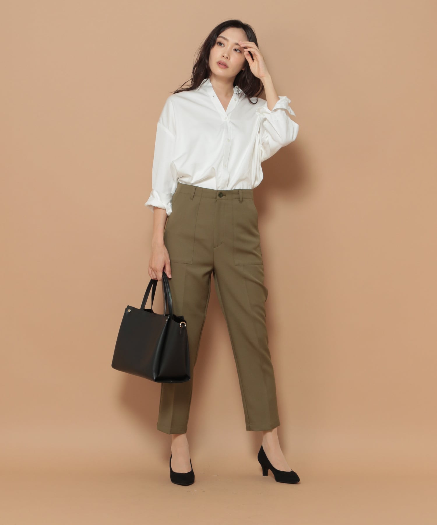 週末お値下げ！未使用 E by eclat 大人ベイカーパンツ