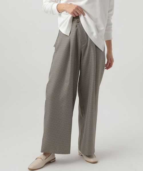 Elura アシメチェックパンツ ブラウン FREE ウィメンズボトムス エルーラ 989593 ドットエスティ 40代 50代 60代 レディース 婦人服 通勤服 オフィスカジュアル きれいめ 低身長 小柄 二の腕 美脚 体系カバー 着痩せ 太め ぽっちゃり Elura アシメチェックパンツ ブラウン FREE ウィメンズボトムス エルーラ 989593 ドットエスティ 40代 50代 60代 レディース 婦人服 通勤服 オフィスカジュアル きれいめ 低身長 小柄 二の腕 美脚 体系カバー 着痩せ 太め ぽっちゃり