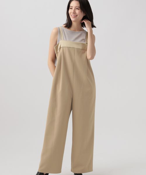Elura サテンコンビサロペット ベージュ FREE ウィメンズワンピース エルーラ 989934 ドットエスティ 40代 50代 60代 レディース 婦人服 通勤服 オフィスカジュアル きれいめ 低身長 小柄 二の腕 美脚 体系カバー 着痩せ 太め ぽっちゃり Elura サテンコンビサロペット ベージュ FREE ウィメンズワンピース エルーラ 989934 ドットエスティ 40代 50代 60代 レディース 婦人服 通勤服 オフィスカジュアル きれいめ 低身長 小柄 二の腕 美脚 体系カバー 着痩せ 太め ぽっちゃり