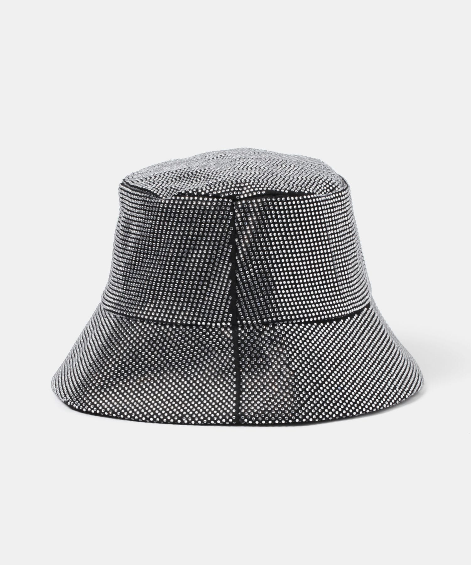 kozue×Donobanコラボ】 リボンクロッシュハット グレー ビーズバケット