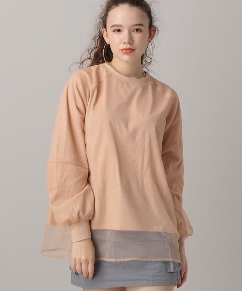 FOREVER 21 チュールドッキングプルオーバー ピンク FREE ウィメンズインナー フォーエバー21 102870 and ST アンドエスティ(旧ドットエスティ) FOREVER 21 チュールドッキングプルオーバー ピンク FREE ウィメンズインナー フォーエバー21 102870 and ST アンドエスティ(旧ドットエスティ)