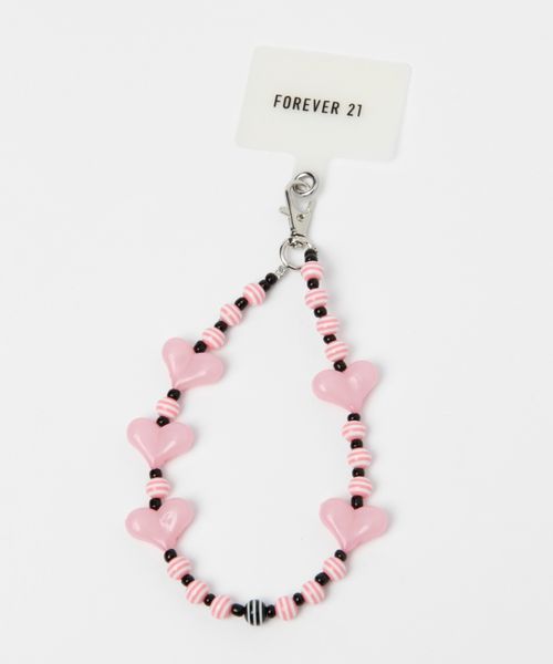 FOREVER 21 ハートモバイルストラップ その他 ピンク FREE フォーエバー21 106836 and ST アンドエスティ(旧ドットエスティ) FOREVER 21 ハートモバイルストラップ その他 ピンク FREE フォーエバー21 106836 and ST アンドエスティ(旧ドットエスティ)