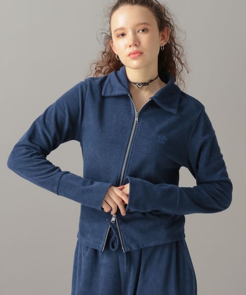 FOREVER 21 【HUGELY】コラボパイルフロントジップ ネイビー FREE ウィメンズインナー フォーエバー21 113684 and ST アンドエスティ(旧ドットエスティ) FOREVER 21 【HUGELY】コラボパイルフロントジップ ネイビー FREE ウィメンズインナー フォーエバー21 113684 and ST アンドエスティ(旧ドットエスティ)
