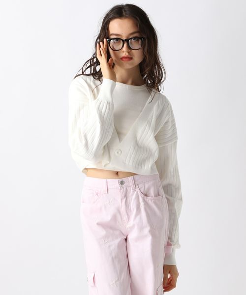 FOREVER 21 ショートボレロカーディガン ホワイト M ウィメンズインナー_IMP フォーエバー21 121576 and ST アンドエスティ(旧ドットエスティ) FOREVER 21 ショートボレロカーディガン ホワイト M ウィメンズインナー_IMP フォーエバー21 121576 and ST アンドエスティ(旧ドットエスティ)