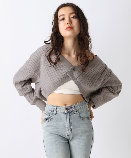 FOREVER 21 ショートボレロカーディガン ライトグレー M ウィメンズインナー_IMP フォーエバー21 121576 and ST アンドエスティ(旧ドットエスティ) FOREVER 21 ショートボレロカーディガン ライトグレー M ウィメンズインナー_IMP フォーエバー21 121576 and ST アンドエスティ(旧ドットエスティ)