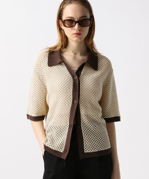 FOREVER 21 メッシュシャツニットカーディガン ライトベージュ FREE ウィメンズインナー フォーエバー21 123781 and ST アンドエスティ(旧ドットエスティ) FOREVER 21 メッシュシャツニットカーディガン ライトベージュ FREE ウィメンズインナー フォーエバー21 123781 and ST アンドエスティ(旧ドットエスティ)