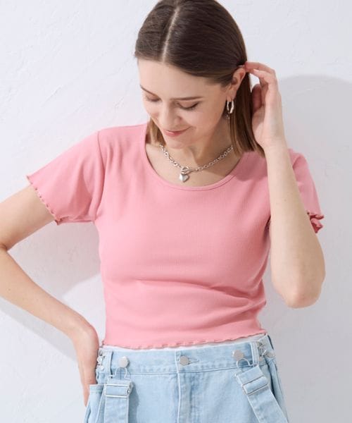 FOREVER 21 カラーメロウチビTシャツ ピンク S ウィメンズインナー フォーエバー21 123899 and ST アンドエスティ(旧ドットエスティ) FOREVER 21 カラーメロウチビTシャツ ピンク S ウィメンズインナー フォーエバー21 123899 and ST アンドエスティ(旧ドットエスティ)