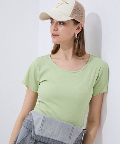 FOREVER 21 カラーメロウチビTシャツ グリーン S ウィメンズインナー フォーエバー21 123899 and ST アンドエスティ(旧ドットエスティ) FOREVER 21 カラーメロウチビTシャツ グリーン S ウィメンズインナー フォーエバー21 123899 and ST アンドエスティ(旧ドットエスティ)