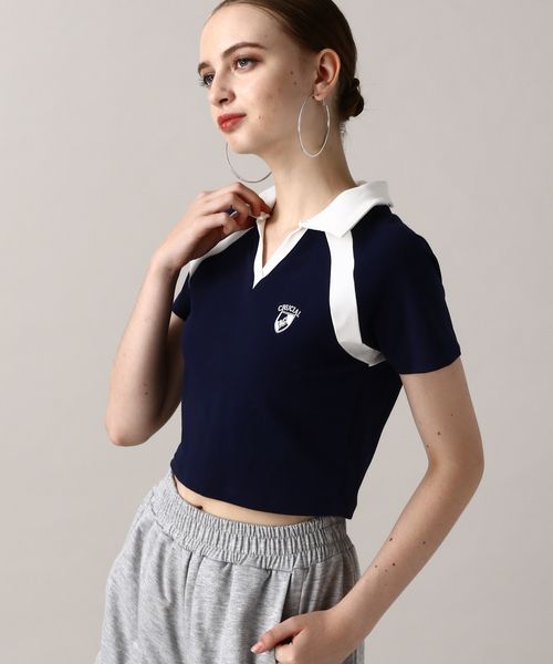 FOREVER 21 【一部カラー再入荷】襟付きスキッパーTシャツ ネイビー S ウィメンズインナー フォーエバー21 123906 and ST アンドエスティ(旧ドットエスティ) FOREVER 21 【一部カラー再入荷】襟付きスキッパーTシャツ ネイビー S ウィメンズインナー フォーエバー21 123906 and ST アンドエスティ(旧ドットエスティ)