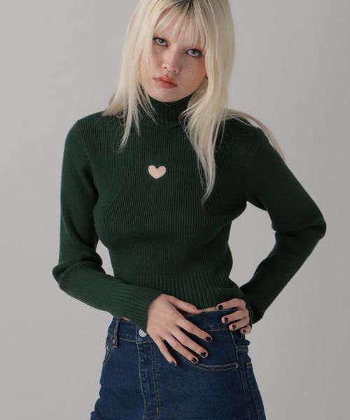 FOREVER 21 ハートハイネックニットプルオーバー グリーン FREE ウィメンズインナー フォーエバー21 150053 and ST アンドエスティ(旧ドットエスティ) FOREVER 21 ハートハイネックニットプルオーバー グリーン FREE ウィメンズインナー フォーエバー21 150053 and ST アンドエスティ(旧ドットエスティ)