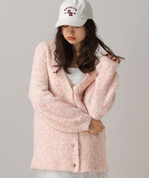 FOREVER 21 ミックスカラーブークレカーディガン ナチュラル FREE ウィメンズインナー フォーエバー21 233283 and ST アンドエスティ(旧ドットエスティ) FOREVER 21 ミックスカラーブークレカーディガン ナチュラル FREE ウィメンズインナー フォーエバー21 233283 and ST アンドエスティ(旧ドットエスティ)