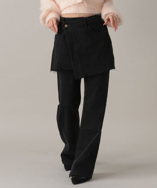 FOREVER 21 レイヤードデニムパンツ ライトグレー S ウィメンズボトムス フォーエバー21 250633 and ST アンドエスティ(旧ドットエスティ) FOREVER 21 レイヤードデニムパンツ ライトグレー S ウィメンズボトムス フォーエバー21 250633 and ST アンドエスティ(旧ドットエスティ)
