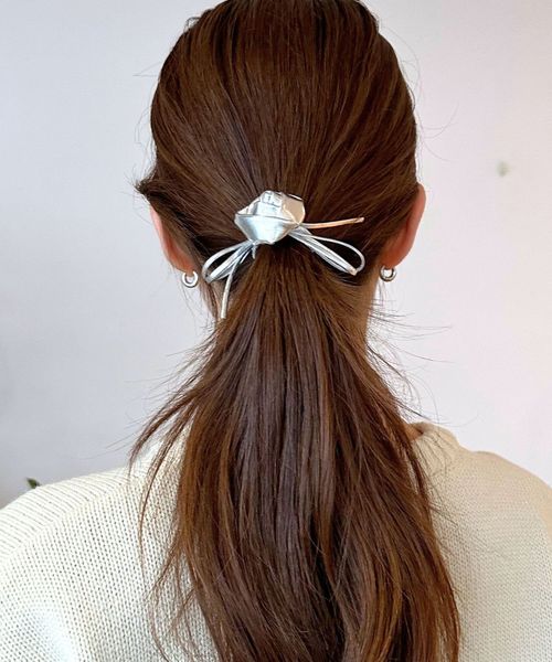 FOREVER 21 ローズリボンヘアゴム ライトグレー FREE ウィメンズグッズ フォーエバー21 252138 and ST アンドエスティ(旧ドットエスティ) FOREVER 21 ローズリボンヘアゴム ライトグレー FREE ウィメンズグッズ フォーエバー21 252138 and ST アンドエスティ(旧ドットエスティ)