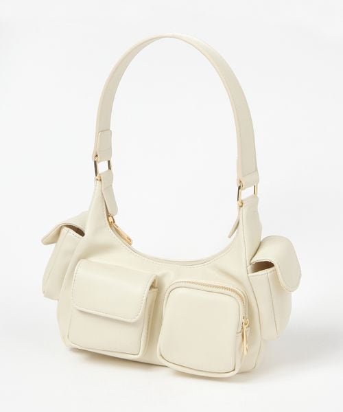 FOREVER 21 ポケット合皮バッグ ナチュラル FREE ウィメンズグッズ_IMP フォーエバー21 291908 and ST アンドエスティ(旧ドットエスティ) FOREVER 21 ポケット合皮バッグ ナチュラル FREE ウィメンズグッズ_IMP フォーエバー21 291908 and ST アンドエスティ(旧ドットエスティ)