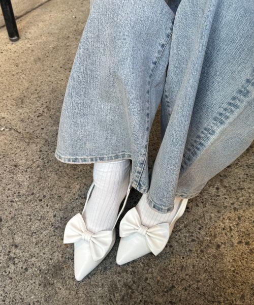 FOREVER 21 2WAYリボンミュール ホワイト M ウィメンズグッズ フォーエバー21 291996 and ST アンドエスティ(旧ドットエスティ) FOREVER 21 2WAYリボンミュール ホワイト M ウィメンズグッズ フォーエバー21 291996 and ST アンドエスティ(旧ドットエスティ)
