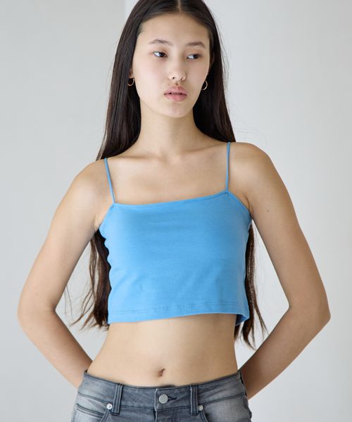 FOREVER 21 カップ付きクロップドキャミ ライトブルー M ウィメンズインナー フォーエバー21 292156 and ST アンドエスティ(旧ドットエスティ) FOREVER 21 カップ付きクロップドキャミ ライトブルー M ウィメンズインナー フォーエバー21 292156 and ST アンドエスティ(旧ドットエスティ)