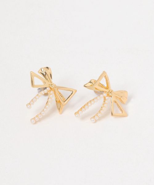 FOREVER 21 リボンモチーフピアス イエロー FREE ウィメンズグッズ フォーエバー21 292518 and ST アンドエスティ(旧ドットエスティ) FOREVER 21 リボンモチーフピアス イエロー FREE ウィメンズグッズ フォーエバー21 292518 and ST アンドエスティ(旧ドットエスティ)