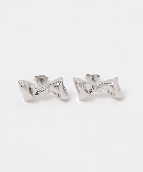 FOREVER 21 リボンモチーフピアス2 ライトグレー FREE ウィメンズグッズ フォーエバー21 292535 and ST アンドエスティ(旧ドットエスティ) FOREVER 21 リボンモチーフピアス2 ライトグレー FREE ウィメンズグッズ フォーエバー21 292535 and ST アンドエスティ(旧ドットエスティ)