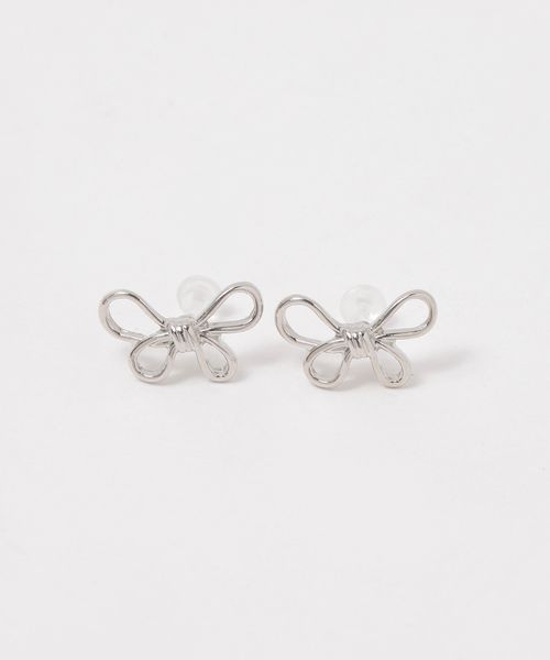 FOREVER 21 デザインリボンピアス3 ライトグレー FREE ウィメンズグッズ フォーエバー21 292672 and ST アンドエスティ(旧ドットエスティ) FOREVER 21 デザインリボンピアス3 ライトグレー FREE ウィメンズグッズ フォーエバー21 292672 and ST アンドエスティ(旧ドットエスティ)