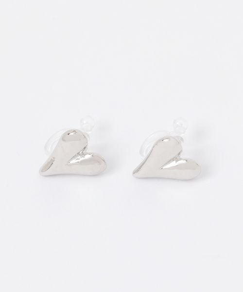 FOREVER 21 ハートノンホールピアス2 ライトグレー FREE ウィメンズグッズ フォーエバー21 292855 and ST アンドエスティ(旧ドットエスティ) FOREVER 21 ハートノンホールピアス2 ライトグレー FREE ウィメンズグッズ フォーエバー21 292855 and ST アンドエスティ(旧ドットエスティ)
