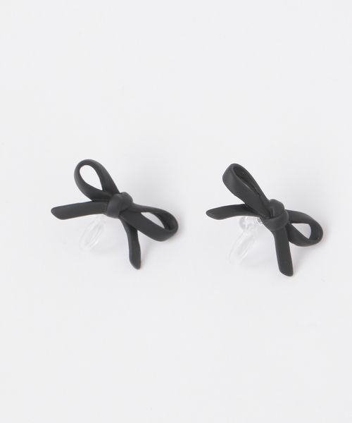FOREVER 21 リボンノンホールピアス3 ブラック FREE ウィメンズグッズ フォーエバー21 292857 and ST アンドエスティ(旧ドットエスティ) FOREVER 21 リボンノンホールピアス3 ブラック FREE ウィメンズグッズ フォーエバー21 292857 and ST アンドエスティ(旧ドットエスティ)