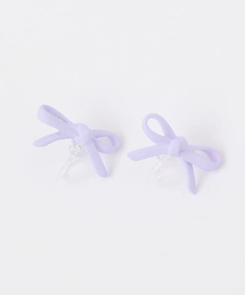 FOREVER 21 リボンノンホールピアス3 パープル FREE ウィメンズグッズ フォーエバー21 292857 and ST アンドエスティ(旧ドットエスティ) FOREVER 21 リボンノンホールピアス3 パープル FREE ウィメンズグッズ フォーエバー21 292857 and ST アンドエスティ(旧ドットエスティ)