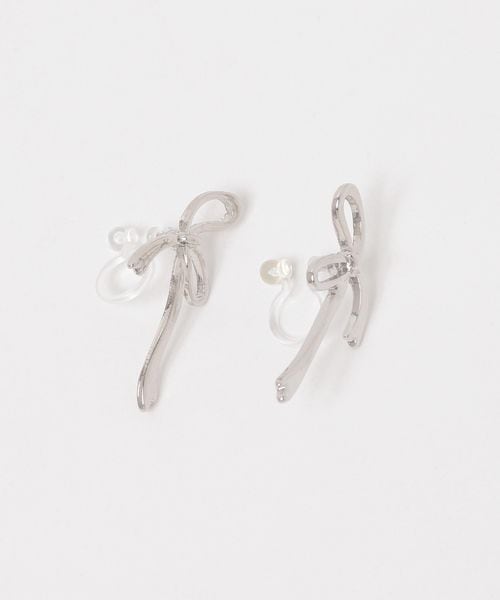 FOREVER 21 リボンノンホールピアス7 ライトグレー FREE ウィメンズグッズ フォーエバー21 292885 and ST アンドエスティ(旧ドットエスティ) FOREVER 21 リボンノンホールピアス7 ライトグレー FREE ウィメンズグッズ フォーエバー21 292885 and ST アンドエスティ(旧ドットエスティ)