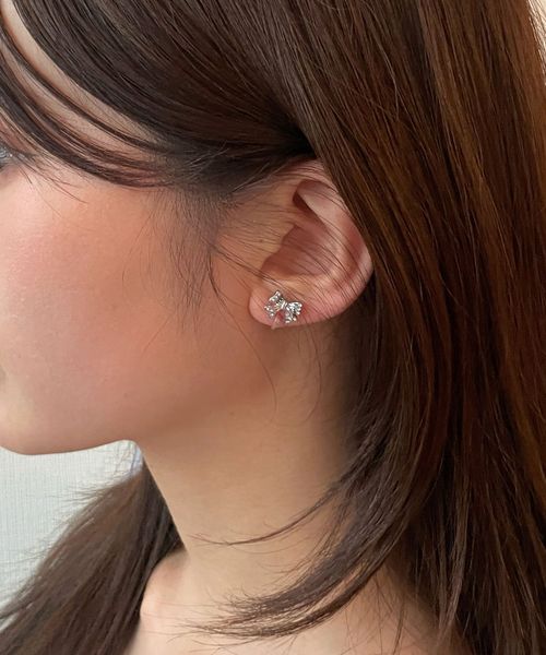 FOREVER 21 リボンノンホールピアス8 ライトグレー FREE ウィメンズグッズ フォーエバー21 292886 and ST アンドエスティ(旧ドットエスティ) FOREVER 21 リボンノンホールピアス8 ライトグレー FREE ウィメンズグッズ フォーエバー21 292886 and ST アンドエスティ(旧ドットエスティ)