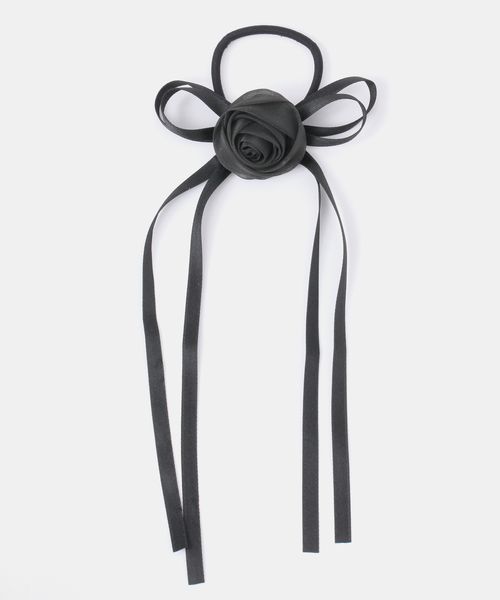FOREVER 21 ローズリボンヘアゴム ブラック FREE ウィメンズグッズ フォーエバー21 293829 and ST アンドエスティ(旧ドットエスティ) FOREVER 21 ローズリボンヘアゴム ブラック FREE ウィメンズグッズ フォーエバー21 293829 and ST アンドエスティ(旧ドットエスティ)