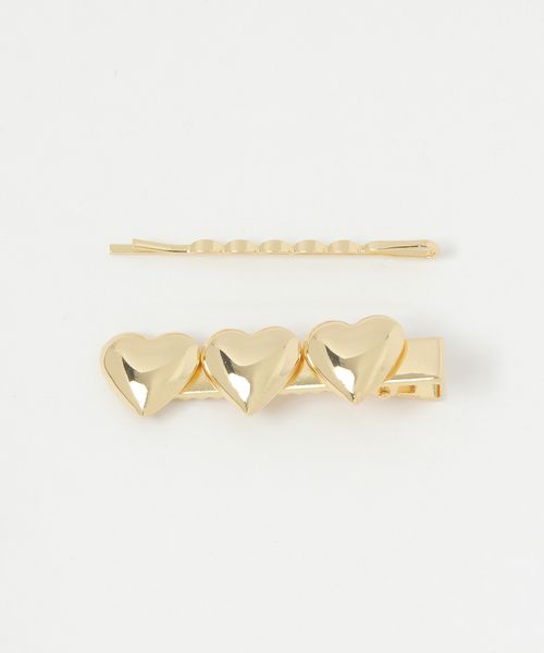 FOREVER 21 3連ハートヘアピン イエロー FREE ウィメンズグッズ フォーエバー21 293856 and ST アンドエスティ(旧ドットエスティ) FOREVER 21 3連ハートヘアピン イエロー FREE ウィメンズグッズ フォーエバー21 293856 and ST アンドエスティ(旧ドットエスティ)