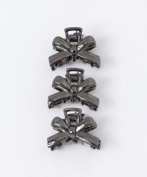 FOREVER 21 リボンヘアクリップセット ブラック FREE ウィメンズグッズ フォーエバー21 293886 and ST アンドエスティ(旧ドットエスティ) FOREVER 21 リボンヘアクリップセット ブラック FREE ウィメンズグッズ フォーエバー21 293886 and ST アンドエスティ(旧ドットエスティ)