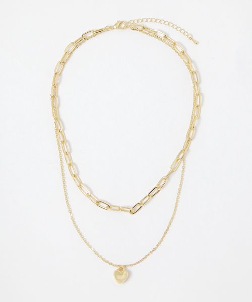 FOREVER 21 2連ハートネックレス イエロー FREE ウィメンズグッズ フォーエバー21 293940 and ST アンドエスティ(旧ドットエスティ) FOREVER 21 2連ハートネックレス イエロー FREE ウィメンズグッズ フォーエバー21 293940 and ST アンドエスティ(旧ドットエスティ)