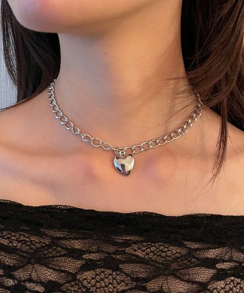 FOREVER 21 ハートチェーンネックレス ライトグレー FREE ウィメンズグッズ フォーエバー21 293956 and ST アンドエスティ(旧ドットエスティ) FOREVER 21 ハートチェーンネックレス ライトグレー FREE ウィメンズグッズ フォーエバー21 293956 and ST アンドエスティ(旧ドットエスティ)