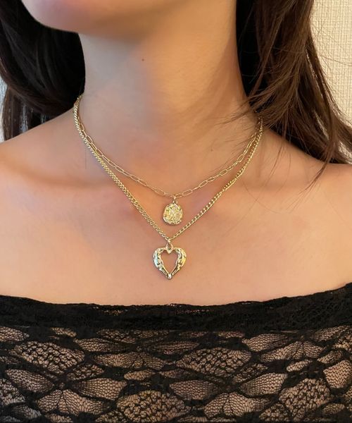 FOREVER 21 2連ハートネックレス イエロー FREE ウィメンズグッズ フォーエバー21 293957 and ST アンドエスティ(旧ドットエスティ) FOREVER 21 2連ハートネックレス イエロー FREE ウィメンズグッズ フォーエバー21 293957 and ST アンドエスティ(旧ドットエスティ)