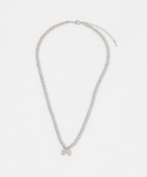 FOREVER 21 ミニリボンネックレス ライトグレー FREE ウィメンズグッズ フォーエバー21 293983 and ST アンドエスティ(旧ドットエスティ) FOREVER 21 ミニリボンネックレス ライトグレー FREE ウィメンズグッズ フォーエバー21 293983 and ST アンドエスティ(旧ドットエスティ)